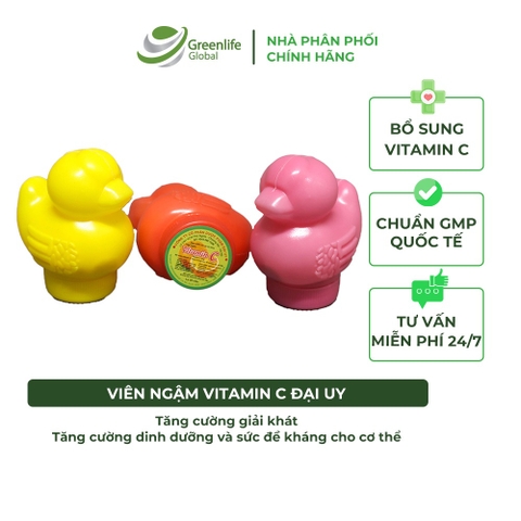 Nguyên Bịch 20 Lọ Viên Ngậm C Thú Đại Uy