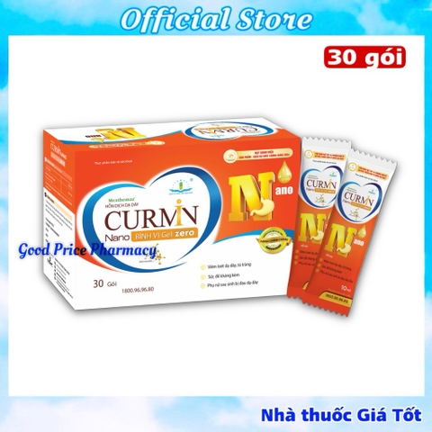 HỖN DỊCH DẠ DÀY CURMIN KHÔNG ĐƯỜNG TÂM DƯỢC HỘP 30 GÓI