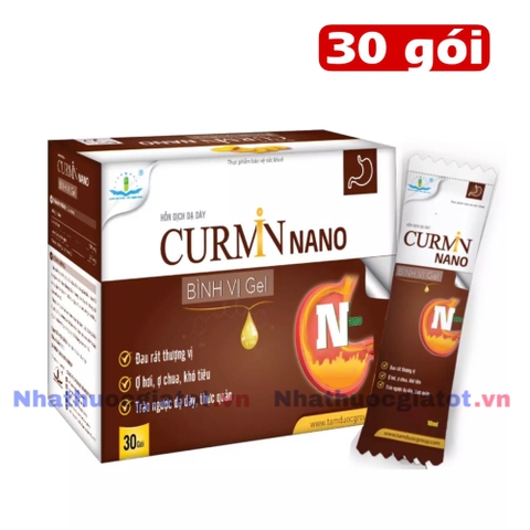 Hỗn Dịch Dạ Dày Curmin Nano Bình Vị Gel Hộp 30 Gói