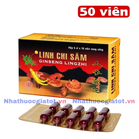 Linh Chi Sâm Opc Hộp 50 Viên Nang