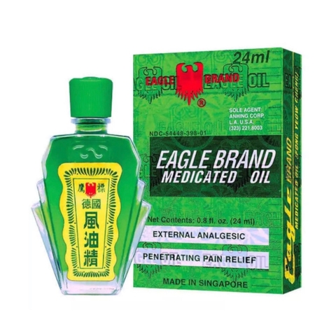 Dầu Gió Xanh 2 Nắp Singapore