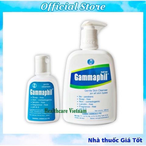 Sữa Rửa Mặt Gammaphil Không Bọt Không Xà Phòng Dùng Được Cho Mẹ Mang Thai Và Trẻ Sơ Sinh