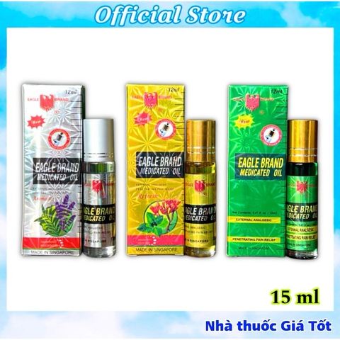 Dầu Lăn Con Ó Hàng Nội Địa Mỹ Chai 12ml