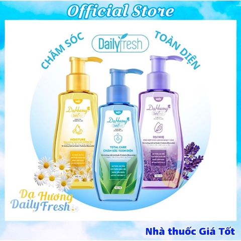 Dung Dịch Vệ Sinh Phụ Nữ Dạ Hương Daily Fresh Chính Hãng Dược Hoa Linh