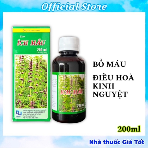 Siro Cao Ích Mẫu Đại Uy Chai 200ml