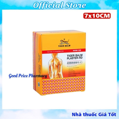 Nguyên Hộp 12 Túi Dán Nhỏ Tiger Balm Plaster 7x10CM