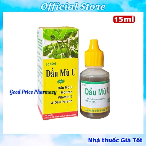 [Chai 15ml] Dầu mù u chấm bỏng/phỏng, mụn nhọt, ghẻ lở