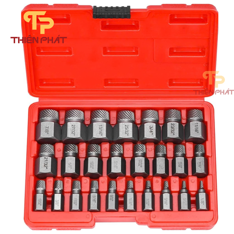 Bộ tháo ốc vít, bu-lông gãy 25 chi tiết Thiên Phát TP1693