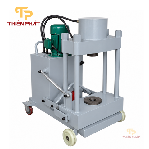 Máy tháo lắp ắc phi nhê và ắc xoay xe tải nặng 200 tấn – Trục đứng đa năng