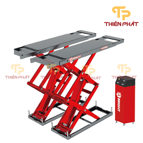 CẦU NÂNG Ô TÔ KIỂU CẮT KÉO MÓNG CHÌM 3.5 TẤN PI350E