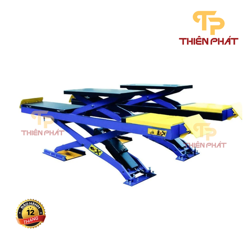 Cầu nâng cắt kéo Titano TS-5.5MSI - Bàn rộng, 2 tầng, 5.5 tấn