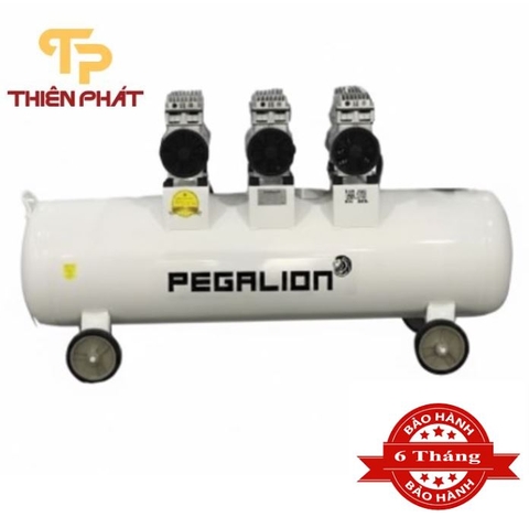 MÁY NÉN KHÍ KHÔNG DẦU, GIẢM ÂM MODEL TM- OF750x3- 120L PEGALION