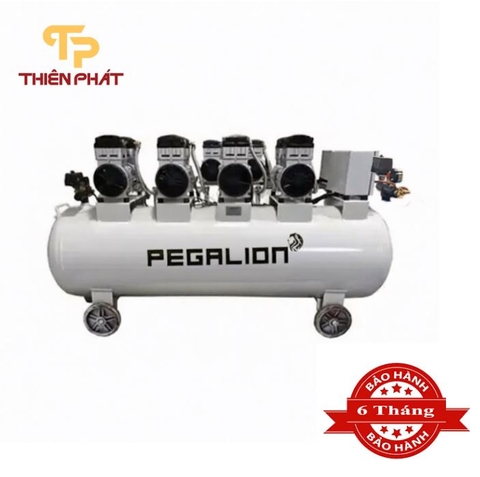 MÁY NÉN KHÍ KHÔNG DẦU, GIẢM ÂM MODEL TM-OF1100X4-500L PEGALION