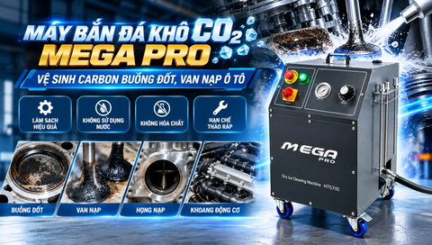 Máy bắn đá khô CO2