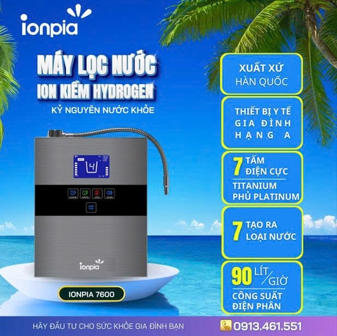 Máy lọc nước ion kiềm ION 7600