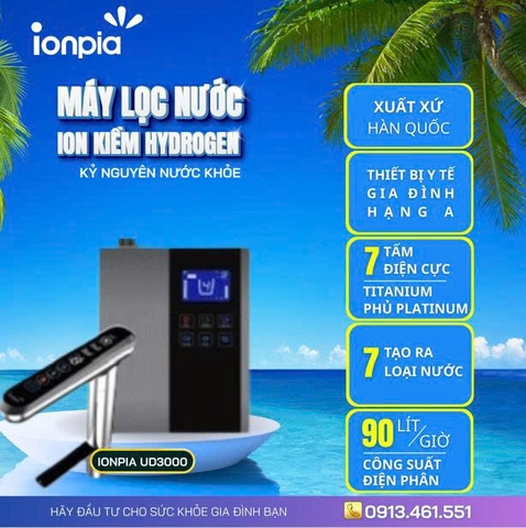 Máy lọc nước ion kiềm UD-3000