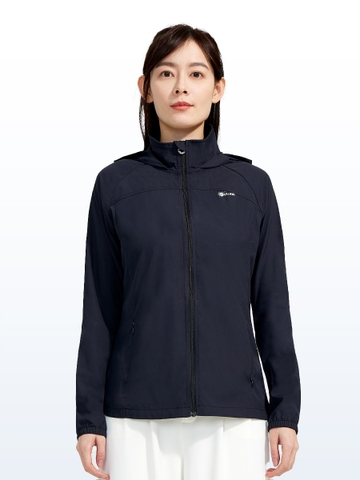 Áo khoác chống nắng nữ UV100 Suptex-Cool Slim-fit AC24528 giấu được nón