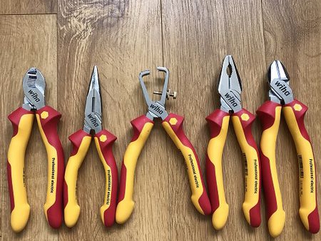 Bộ 5 kìm Wiha cách điện VDE 1000V mà mỗi người thợ điện phải có!