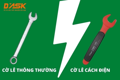 So sánh cờ lê thông thường và cờ lê cách điện