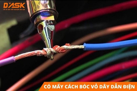 Có mấy cách bóc vỏ dây dẫn điện?
