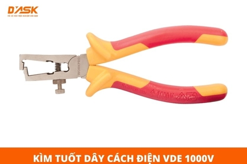 Cách sử dụng kìm tuốt dây điện cách điện VDE 1000V