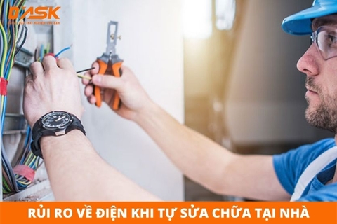 Rủi ro về điện khi tự sửa chữa tại nhà?