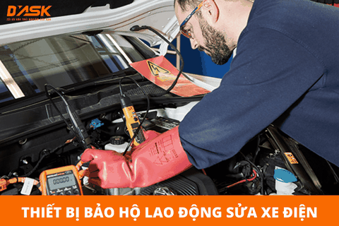 5 thiết bị bảo hộ lao động cần thiết sửa chữa ô tô điện