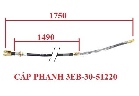 CÁP PHANH TAY PHẢI KOMATSU 3EB-30-51220