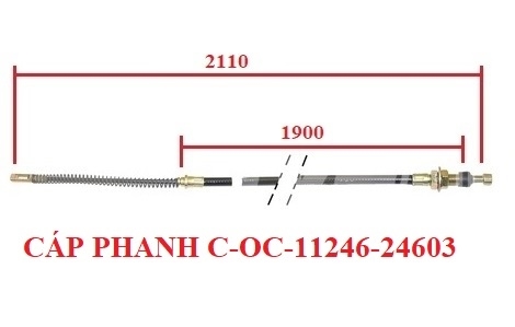 CÁP PHANH TAY PHẢI TCM  C-OC-11246-24603