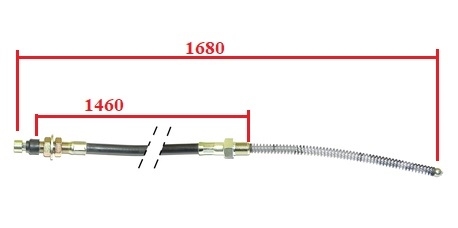 CÁP PHANH TRÁI TCM C-52-11252-14601