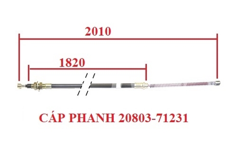 CÁP PHANH TAY PHẢI TCM 20803-71231