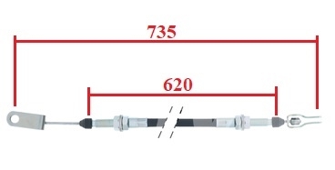 CÁP SỐ (L735/620; A-A; AT) 47110-26651-71