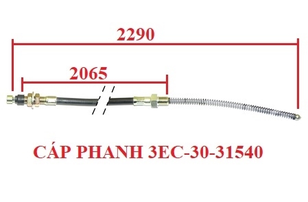 CÁP PHANH TAY PHẢI KOMATSU 3EC-30-31540