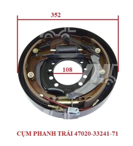 CỤM PHANH TRÁI (108x352x74) 47020-33241-71