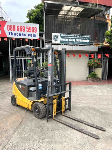 XE NÂNG ĐIỆN NGỒI LÁI KOMATSU 1,5 Tấn FB15-12 (2013)