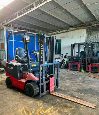 XE NÂNG ĐIỆN NGỒI LÁI NICHIYU 1.5 Tấn FB15PN-77B-300 (2017)