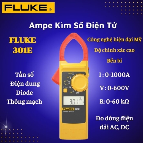 Ampe Kìm Số Điện Tử Fluke 301E