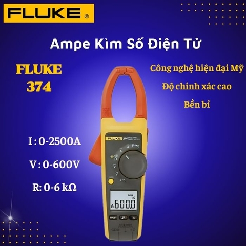 Ampe Kìm Số Điện Tử Fluke 374