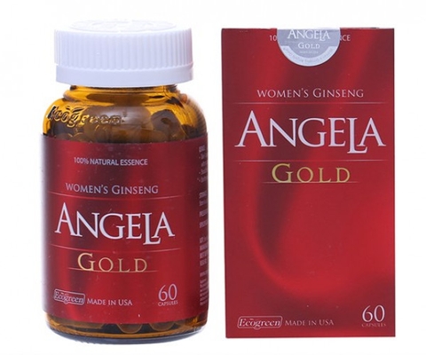 Sâm Angela Gold - Tăng cường sắc đẹp và sinh lý nữ - Lọ 60 viên - Hàng chính hãng Mỹ
