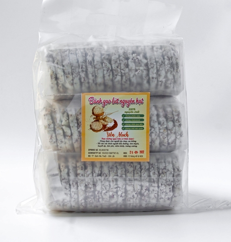 Bánh gạo lứt yến mạch