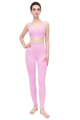 BỘ TẬP YOGA MÀU PINK PEONY