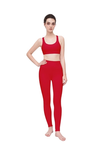 BỘ TẬP YOGA MÀU SCARLET RED JFF