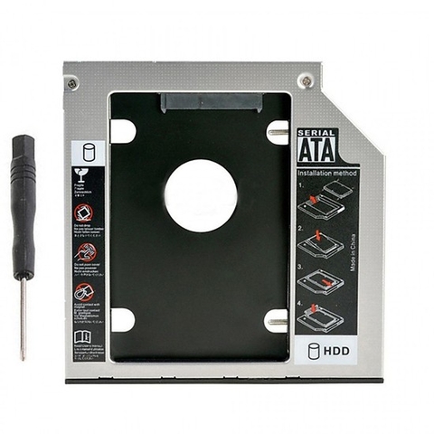 HDD CaddyBay FB-Link 2.5” Sata 9.5mm (Chuyển ổ CD Laptop ra HDD)