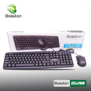 Combo Phím Chuột Bosston D5200 Chính Hãng (Đen)