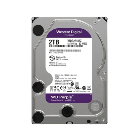Ổ Cứng Western Digital 2TB (Purple, WD22PURZ