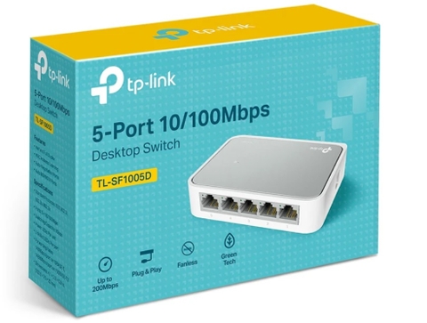 Switch TP-Link TL-SF1005D 5-Port 10/100Mbps Desktop Switch