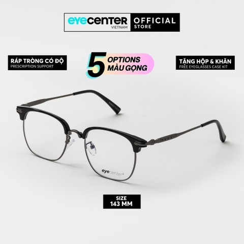 [B133] Gọng kính cận nam nữ chính hãng STUDIO MUKU chất liệu kim loại by Eye Center Vietnam