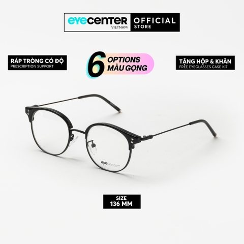 [C97] Gọng kính cận kim loại nam nữ EYECENTER nhựa phối kim loại chống gỉ by Eye Center Vietnam