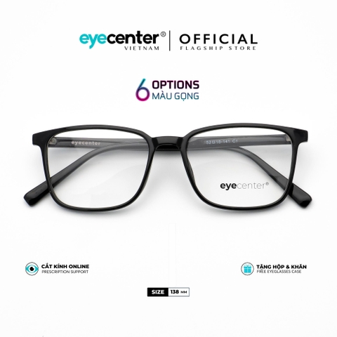 [K21] Gọng kính cận nam nữ  chính hãng EYECENTER lõi thép chống gãy K21 EK 8101 nhập khẩu by Eye Center Vietnam