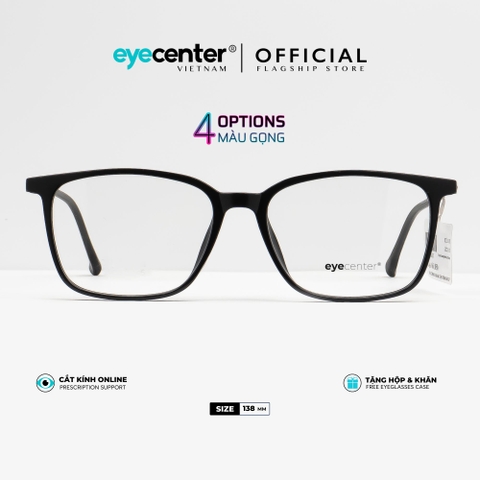 [C07] Gọng kính cận nam nữ chính hãng EYECENTER lõi thép chống gãy EC 8161 by Eye Center Vietnam